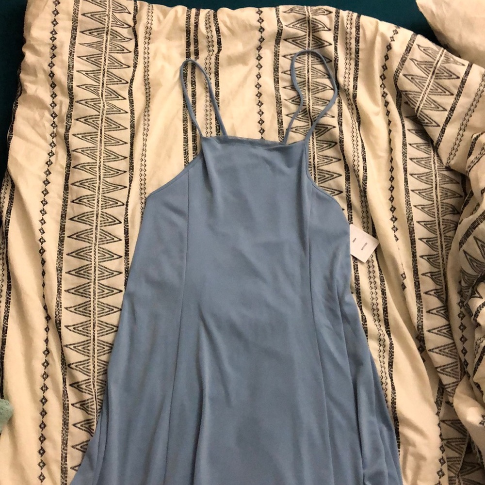 Tie Back Fit-and-Flare Dress from Urban Outfitters